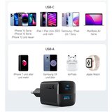 Anker polnilec 323 1xA 1xC 33W, črn | Shoptok.si