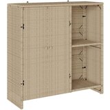 vidaXL Kabinet za shranjevanje Bež 100x36x102 cm Ratan, (22012148) | Shoptok.si