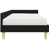  Kotni okvir postelje z matrico z vzmetnico 2 pcs Zelena blago, (5000121565) | Shoptok.si