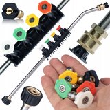 Rosfix Powerjet M22 Lance Za Visokotlačni Čistilnik Nadomestni Del Za Karcher Bosh M22 | 5 Šob 1/4" Quick Connect, 200 Bar, 60°C, M22x1,5, (5000222933) | Shoptok.si
