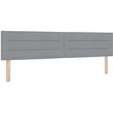 Boxspring krevet s madracem Svjetlosiva 200 x 200 cm Tkanina | shoptok.hr