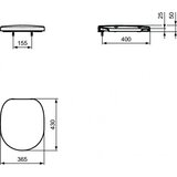 Ideal Standard WC daska IDEAL STANDARD CONNECT softclose (E712701) | Eponuda.com