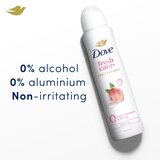 Dove 0% ALU Fresh Rose dezodorans bez alkohola i aluminija u spreju 150 ml | shoptok.hr