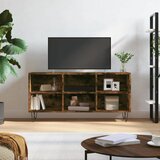 vidaXL TV omarica dimljeni hrast 103,5x30x50 cm inženirski les | Shoptok.si