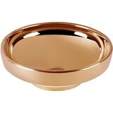 Vitra 4334-073-0016 Water Jewels 40 x 40 cm okrogli nadpultni keramični umivalnik baker | Shoptok.si
