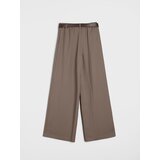 Sinsay Wide leg hlače s remenom, s dodatkom viskoze | shoptok.hr