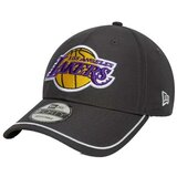 New Era LA LAKERS NBA PIPING DARK GREY 9FORTY Siva Cijene
