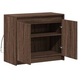  Komoda s LED boja smeđeg hrasta 72x34x61 cm konstruirano drvo | shoptok.hr