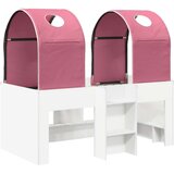 Krevet s Tunelom 4 pcs Bijela i ružičasta Konstruirano drvo - Bijela i ružičasta | shoptok.hr