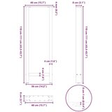 vidaXL Noge stolića za kavu crne 2 kom 40x(110-111) cm čelik | shoptok.hr