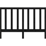  Uzglavlje za krevet crno 156 x 4 x 100 cm od masivne borovine | Eponuda.ba