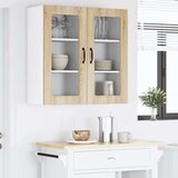  Zidni kuhinjski ormarić 2 pcs Sonoma hrast 40 x 31 x 80 cm | shoptok.hr