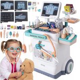 Kruzzel XXL 26 delni zdravniški komplet z vozičkom LED in zvok, (5000081108) | Shoptok.si