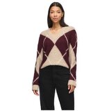 Vila Puloverji Tolise Knit - Natural Melange/Port Royal Bež Cene