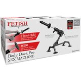 Pipedream Fetish Body Dock Pro - seks mašina (crna) | shoptok.hr
