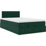  Otomanski krevet s madracem tamnozeleni 120x200 cm baršunasti | shoptok.hr