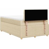  Krevet s oprugama i madracem krem 120 x 200 cm od tkanine | shoptok.hr