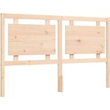 vidaXL Okvir kreveta s uzglavljem 160 x 200 cm od masivnog drva | shoptok.hr