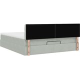  Otomanski krevet s madracem&amp LED 180x200cm baršunasti | shoptok.hr