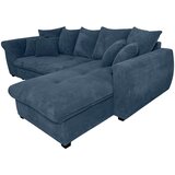 P & B KOTNA SEDEŽNA GARNITURA, struktura temno modra | Shoptok.si