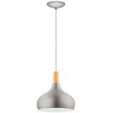 Lesnina XXXL Eglo 901181-Luster na sajli SABINAR 1xE27/60W/230V pr.28cm srebrna | Eponuda.com