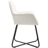  Jedilni stoli 6 kosov krem blago, (20700680) | Shoptok.si