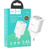 hoco. Punjač kućni, 4xUSB, 3.4A, za smartphone , tablete… – C84A Resolute White | Eponuda.ba