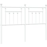  Metalno uzglavlje bijelo 150 cm | shoptok.hr