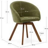 Kave Home Zelena blagovaonska stolica Marvin – | shoptok.hr