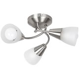Rabalux connor plafonska lampa, saten hrom/ opal staklo, E14 3X 40W | Eponuda.com