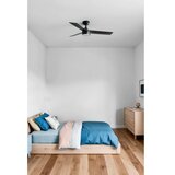 Faro 34296WT1S-LED prigušiva ventilator RUDDER S 18W/230V CCT, prečnik 106 cm, braon/crna WT + daljinski upravljač | Eponuda.com