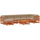  Set lounge namještaja za vrt ARAKIL 8 pcs Voštanosmeđa | Eponuda.com