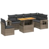  7-dijelni set vrtnih sofa sivi od poliratana | shoptok.hr