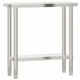  Kuhinjski radni stol 82,5x30x85 cm od nehrđajućeg čelika | shoptok.hr