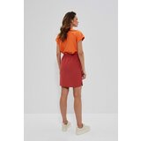 Marisse Viscose Skirt With Pockets L-Sc-3714 Magma | Shoptok.si