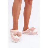  Furry Slippers With Bow Pink Grilis Cijene