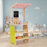 ECO TOYS Drvena dečija pijaca sa vagom, POS terminalom i dodacima, 20 delova – EcoToys | Eponuda.com