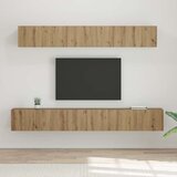 vidaXL Set TV stalka 5 pcs hrast artisan 80 x 30 x 30 cm Srednja | shoptok.hr
