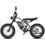 Fafrees Gorsko električno kolo F20 Ultra, 20" × 5.0 terenske pnevmatike, 48V 25Ah baterija, Moto Style, črna, (5000009040) Cene