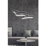 Opviq artisan - black body, white light black chandelier Cene