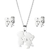  Set Par u Ljubavi - Srebrna KP21701 | shoptok.hr