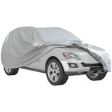  Automobilska navlaka za SUV s trakama s kopčom srebrna M | shoptok.hr