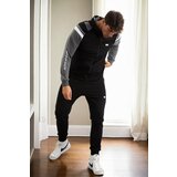 Dewberry 82501 Mens Tracksuit Set-BLACK | shoptok.hr