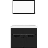  Set kupaonskog namještaja od iverice crni | Eponuda.com