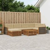  Set vanjskih sofa 7 kom. Prirodna i bež | shoptok.hr