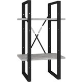Furnova Knjižna omara 2-nadstropna betonsko siva 40x30x70 cm iverna pl., (21933559) | Shoptok.si