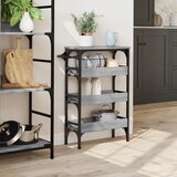  Kuhinjska kolica boja hrasta 53 x 20 x 76 cm konstruirano drvo | shoptok.hr