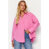 Trendyol Shirt - Pink - Oversize Cene