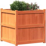  Vrtna sadilica voštano smeđe boje 70 x 70 x 70 cm od borovine | shoptok.hr