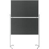 magnetoplan tabla za moderiranje evolution plus, zložljiva, siva klobučevina | Shoptok.si